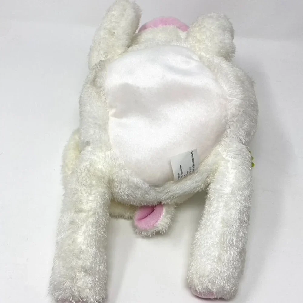 Vintage NWT Target 2003 Plush White Pink Lamb Easter Basket